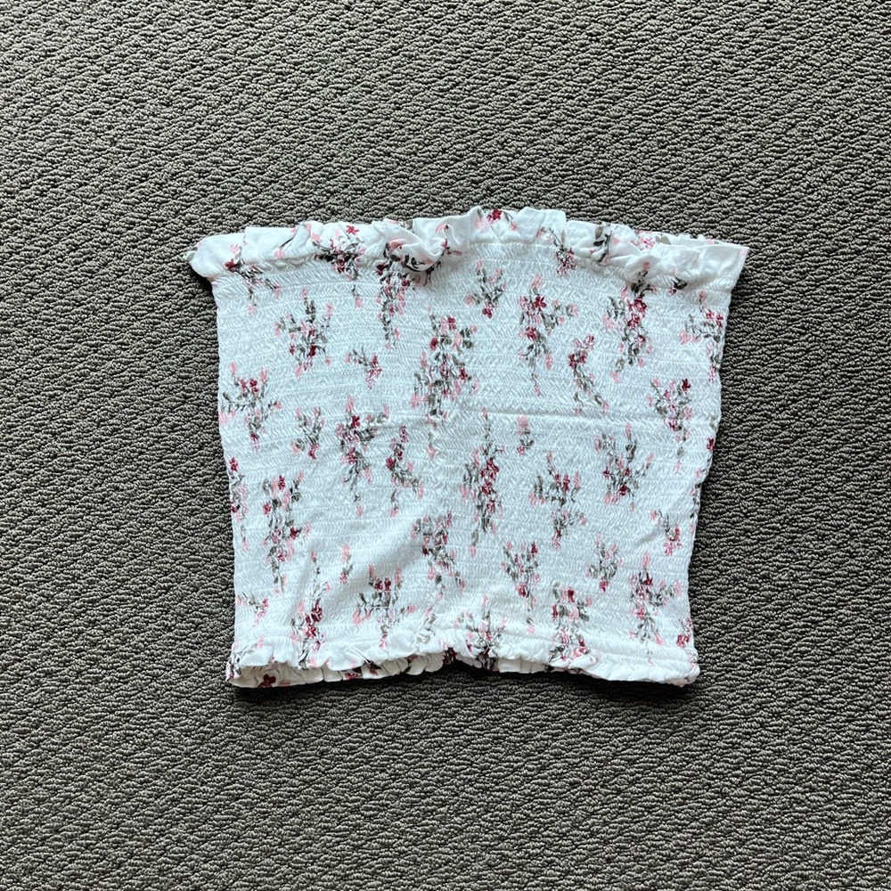 Floral Print tube top